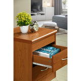 Hodedah 2-Drawer Nightstand In Cherry