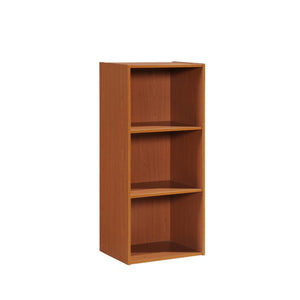 Hodedah 3-Shelf Bookcase In Cherry