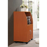 Hodedah Kitchen Cart In Cherry