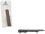 High Boy Spread Axle Flatbed Trailer Black 1/87 (HO) Plastic Model Car by HO Logistics