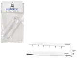 Trailer Wind Skirts for 53 Dry Vans White 1/87 (HO) Plastic Model Car by HO Logistics