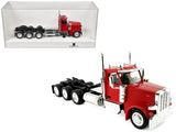 Peterbilt 589 3Axel Day Cab Red 1/87 (HO) Plastic Model Car by HO Logistics