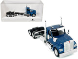 Kenworth W990 2Axel Day Cab Blue Metallic 1/87 (HO) Plastic Model Car by HO Logistics
