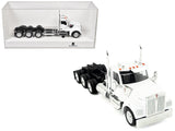 Kenworth W990 3Axel Day Cab White 1/87 (HO) Plastic Model Car by HO Logistics