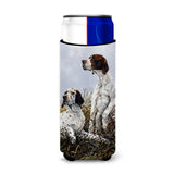 Caroline'S Treasures English Pointer By Michael Herring Michelob Ultra Koozies For Slim Cans, Multicolor