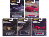 Fast & Furious 2024 5 piece Set J Diecast Model Cars by Hot Wheels