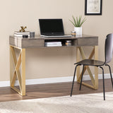Bardmont Two-Tone Desk W/ Storage