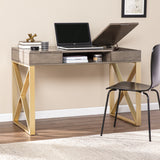 Bardmont Two-Tone Desk W/ Storage