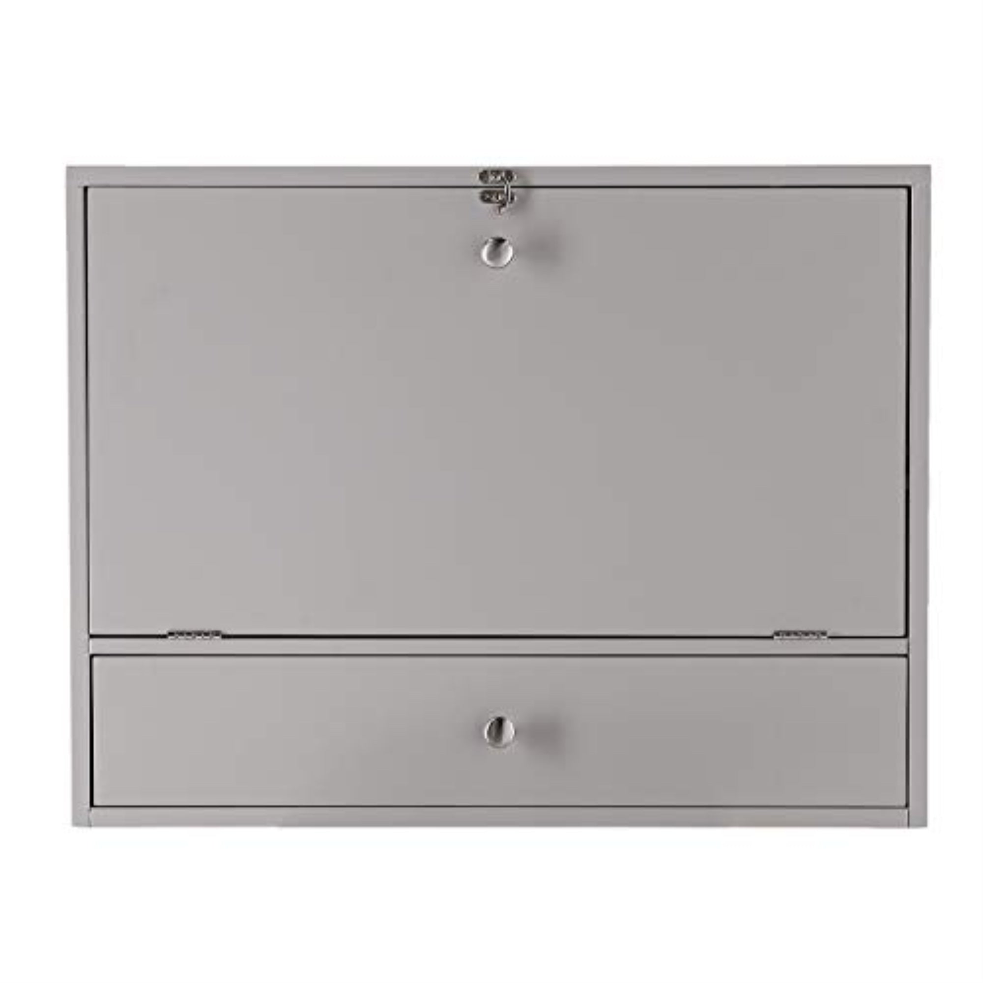 Wall Mount Laptop Desk - Universal Style- Gray