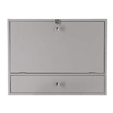 Wall Mount Laptop Desk - Universal Style- Gray