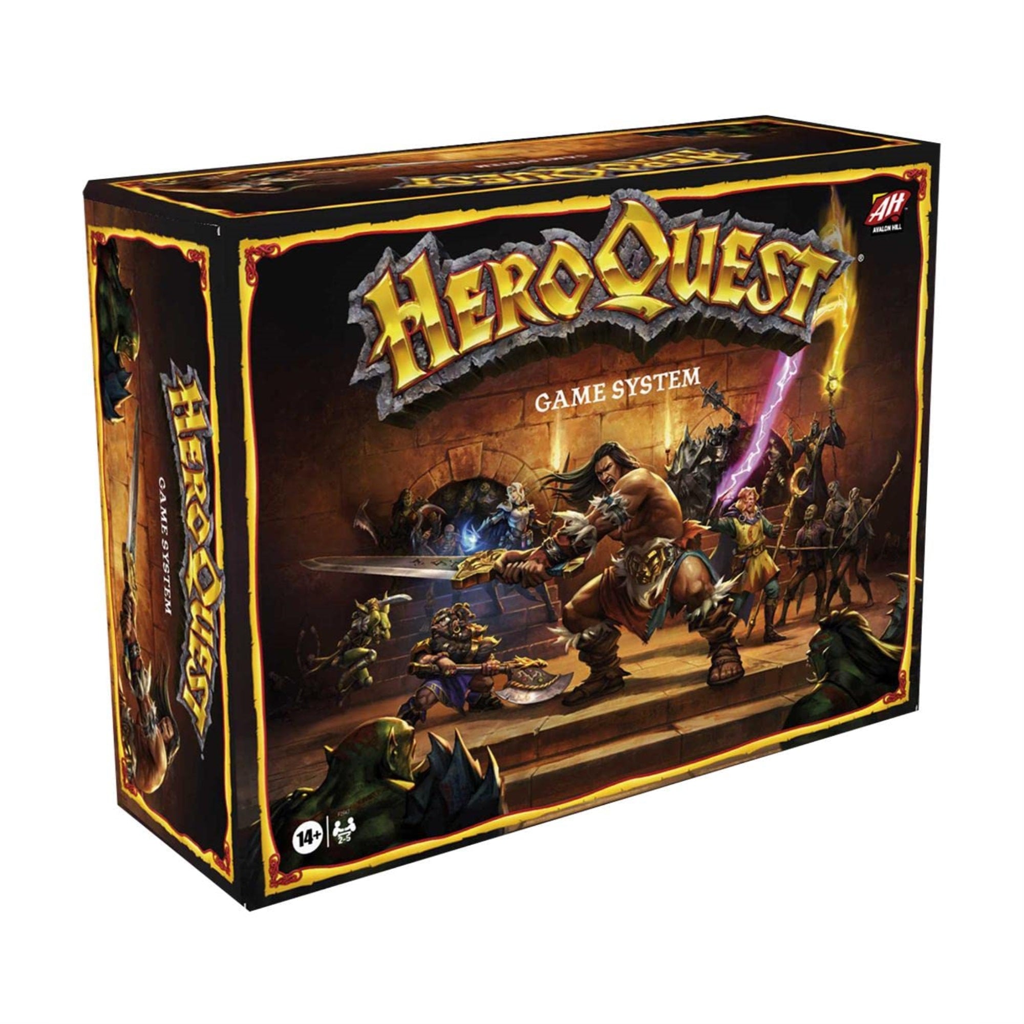 Hasbro Gaming Avalon Hill Heroquest Game System Tabletop Board Game,Immersive Fantasy Dungeon Crawler Adventure Game For Ages 14