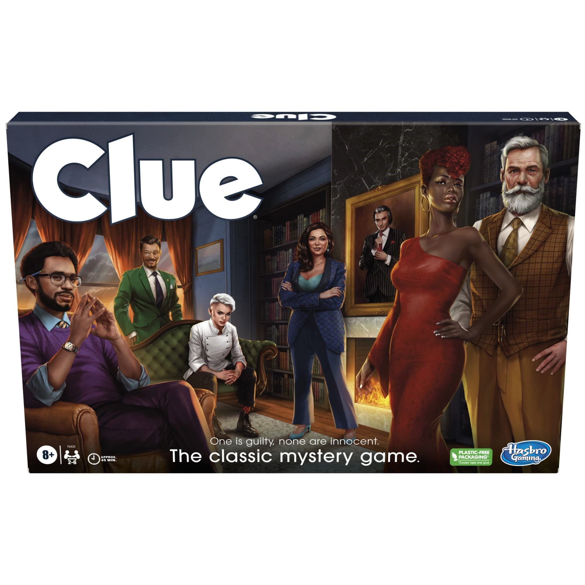 Hasbro Gaming Clue Board Game For Kids Ages 8 And Up, Reimagined Clue Game For 2-6 Players, Mystery Games, Detective Games, Fami