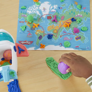 Play-Doh Airplane Explorer Starter Set, Preschool Toys For 3 Year Old Girls & Boys & Up With Jet, World Map Playmat, 3 Accessori