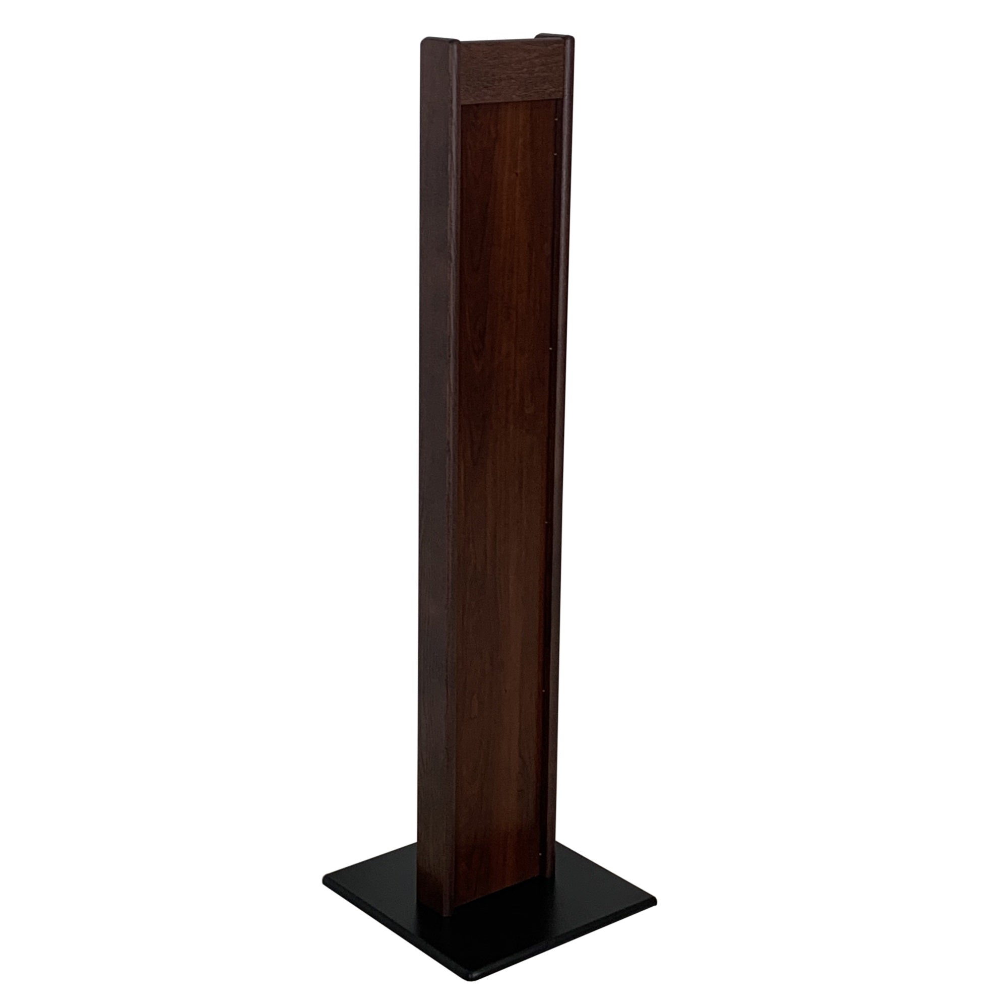 Hand Sanitizer Dispenser Stand, Mahogany