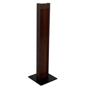 Hand Sanitizer Dispenser Stand, Mahogany