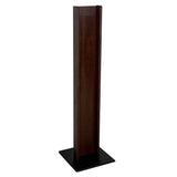 Hand Sanitizer Dispenser Stand, Mahogany