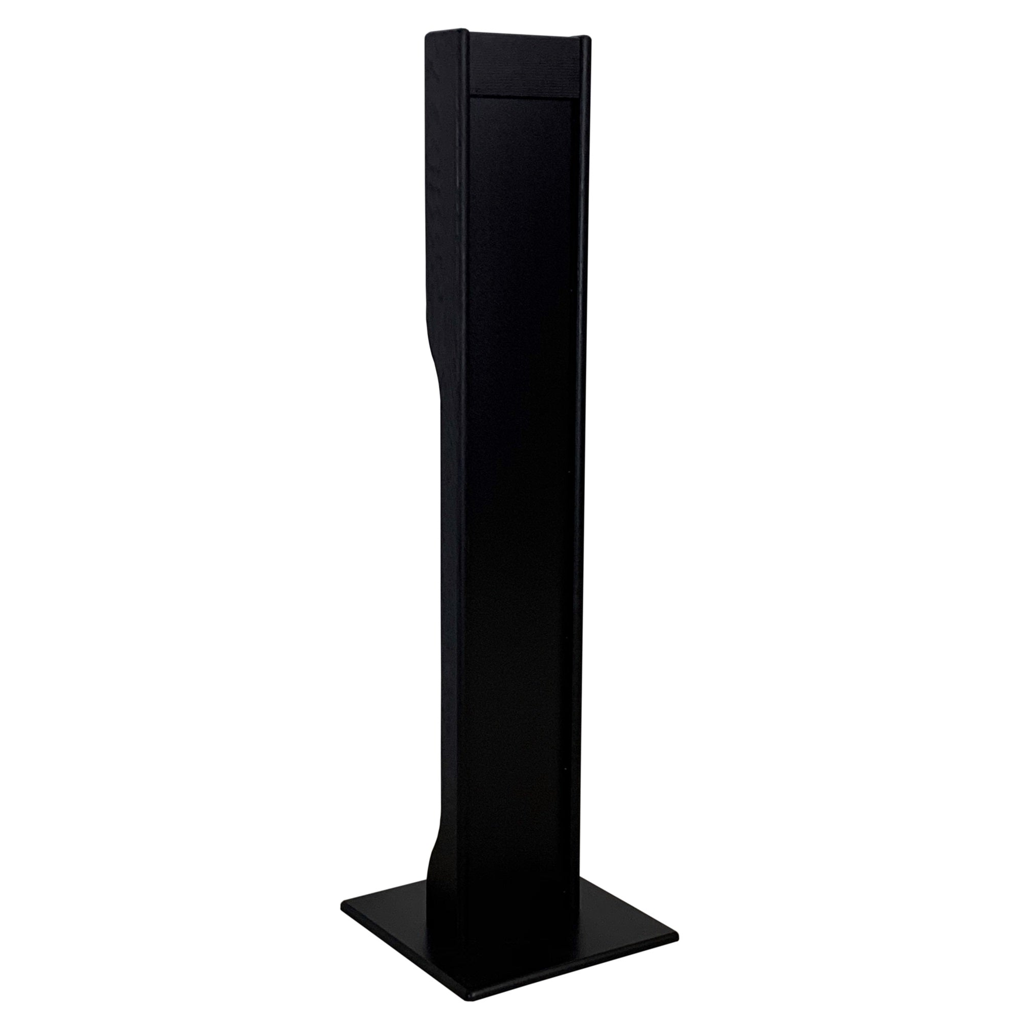 Hand Sanitizer Dispenser Stand, Elegant Design, Black