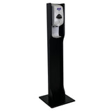 Hand Sanitizer Dispenser Stand, Elegant Design, Black