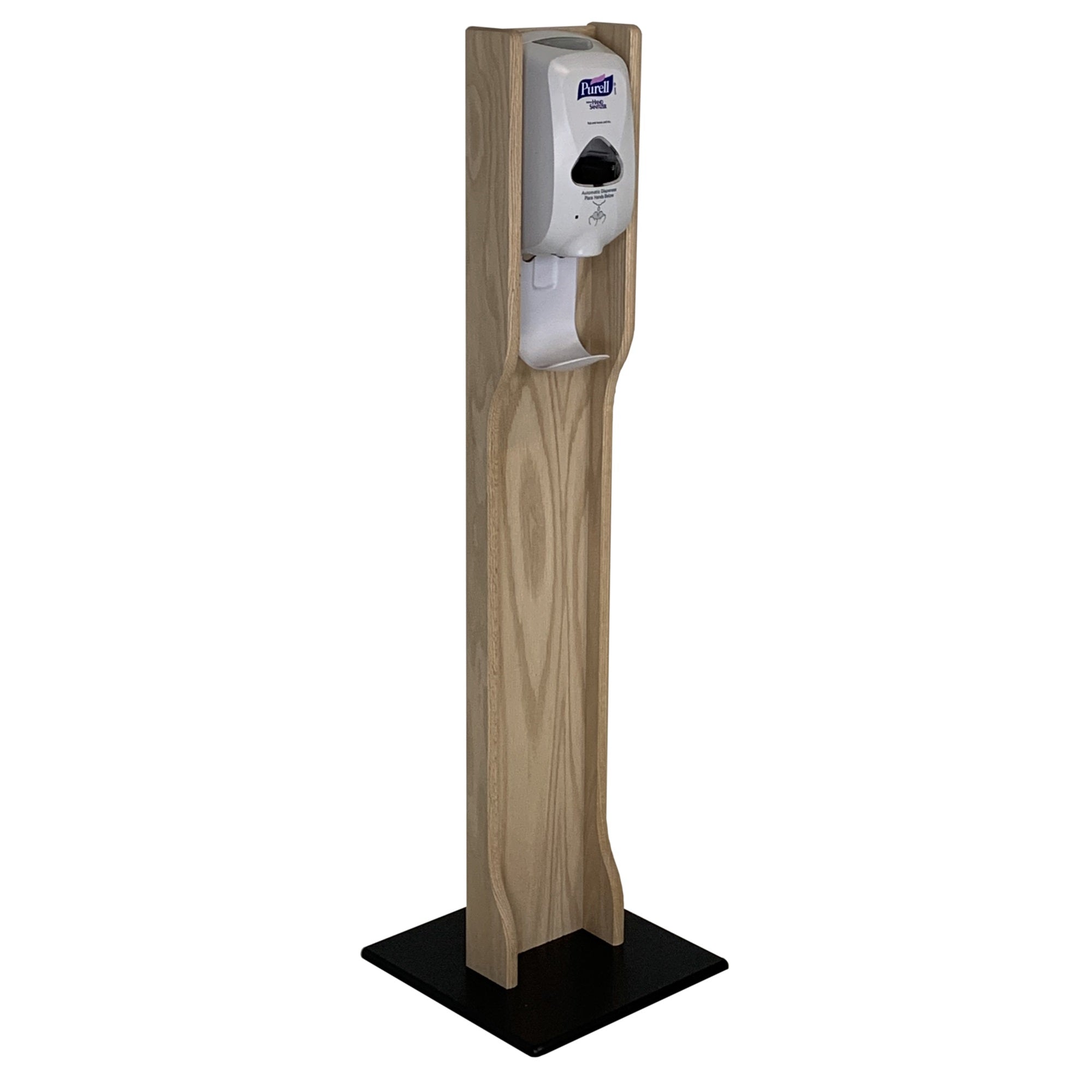 Hand Sanitizer Dispenser Stand, Elegant Design, Unfinished