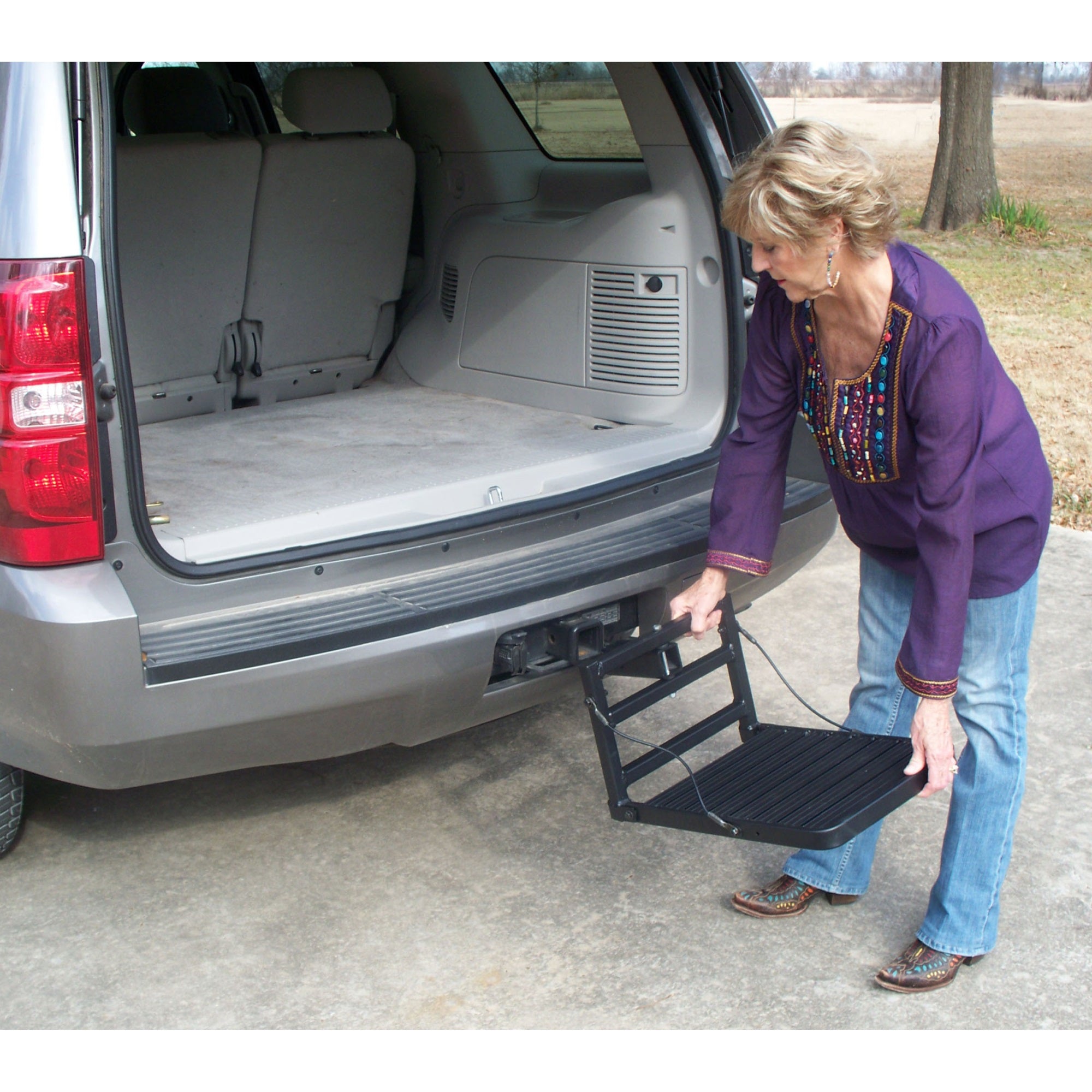 Hitch Up Pet Step - Use With 2 Hitch Receiver (300 Lb Weight Cap)