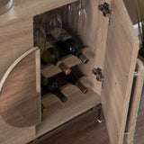 Northdom Bar Cabinet W/ Wine Storage