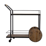 Pemton Reclaimed Wood Bar Cart