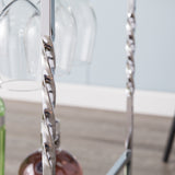 Ivers Metal Mirrored Bar Cart - Chrome