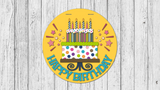 Happy Birthday Door Hanger - DIY Unfinished Kit - Lvl 2