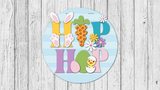 Hip Hop Easter Door Hanger - DIY Unfinished Kit - Lvl 2