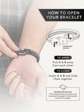 Double Black Suede & Braided Leather Bracelet
