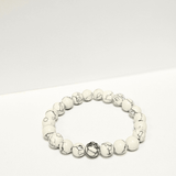 Howlite Bracelet - kindness and positive