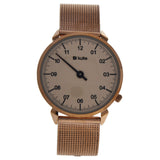 KU150014 Rose Gold Stainless Steel Mesh Bracelet Watch by Kulte for Unisex 1 Pc Watch