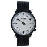 KU150018 Black Stainless Steel Mesh Bracelet Watch by Kulte for Unisex 1 Pc Watch