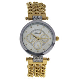 AL070404 Silver/Gold Stainless Steel Bracelet Watch by Antoneli for Women 1 Pc Watch