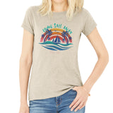 VNeck Tee Anchors Away by Delsol for Women 1 Pc TShirt (XXL)