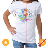 Kids Crew Tee Ocean Princess by DelSol for Kids 1 Pc TShirt (3T)