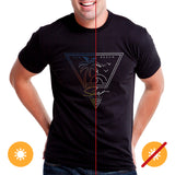 Men Crew Tee Surf Sun Beach Black by DelSol for Men 1 Pc TShirt (Small)