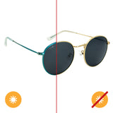Solize Sea of Love Gold to Blue by DelSol for Unisex 1 Pc Sunglasses