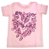 Girls Crew Tee Iluv Horses Balerina by DelSol for Kids 1 Pc TShirt (2T)
