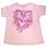 Girls Crew Tee Iluv Horses Balerina by DelSol for Kids 1 Pc TShirt (5T6T)