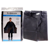 Nylon Styling Cape with hook and loop Closure Black by Scalpmaster for Unisex 1 Pc Apron