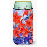 Caroline'S Treasures Lilies Tall Boy Koozie Hugger, Multicolor