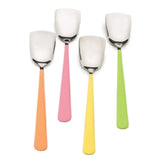 Rsvp Intl Ice Cream Spoons, Mixed Colors (Set Of 4)