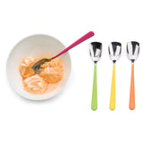 Rsvp Intl Ice Cream Spoons, Mixed Colors (Set Of 4)
