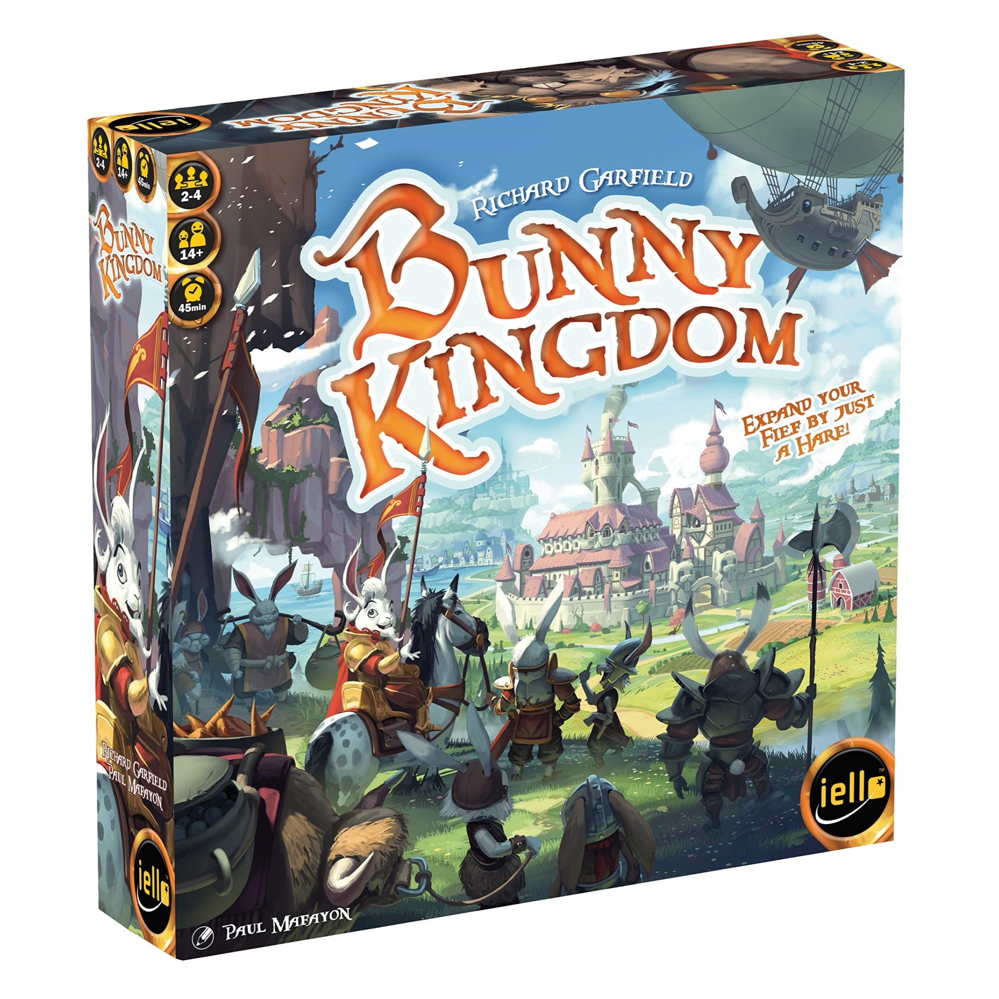 Iello: Bunny Kingdom, Strategy Board Game, Expand Your Fief By Just A Hare, 45 Minute Play Time, 2 To 4 Players, For Ages 14 And