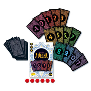 Iello: Allegra - Based On The Card Game Golf, Keep Your Score As Low As Possible, Family Ages 8+, 2-6 Players, 30 Min