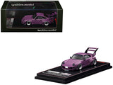 RWB 993 Rotana Matt Purple 1/64 Diecast Model Car by Ignition Model
