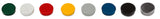 Super Magnets, 3/4 Diameter, Assorted Colors, Red, Green, Yellow, Blue, Black, Pack Of 10