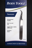Body Toolz Tweezer - CS5080 Fine Point Curved Tip Tweezers