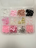 Bows-Heart-Pearls 3D Nail Art